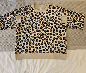 Animal Print Breastfeeding Sweater