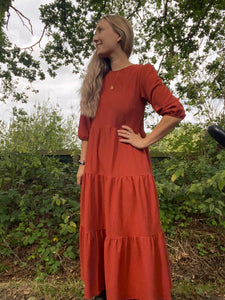 The Rust Breastfeeding Dress