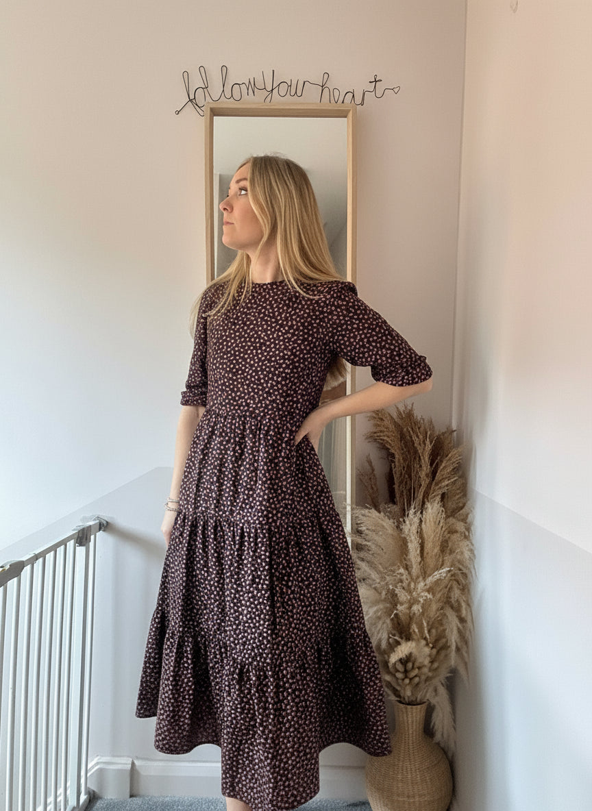 Ditsy Rose Breastfeeding Dress