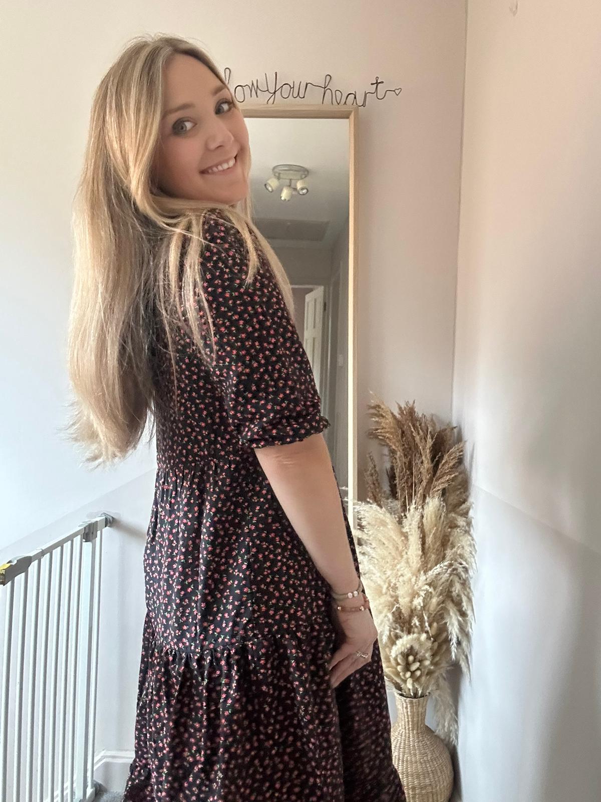 Ditsy Rose Breastfeeding Dress