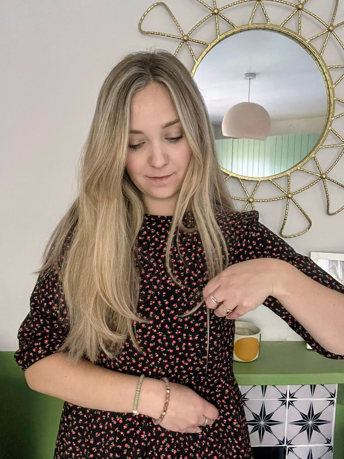 Ditsy Rose Breastfeeding Dress