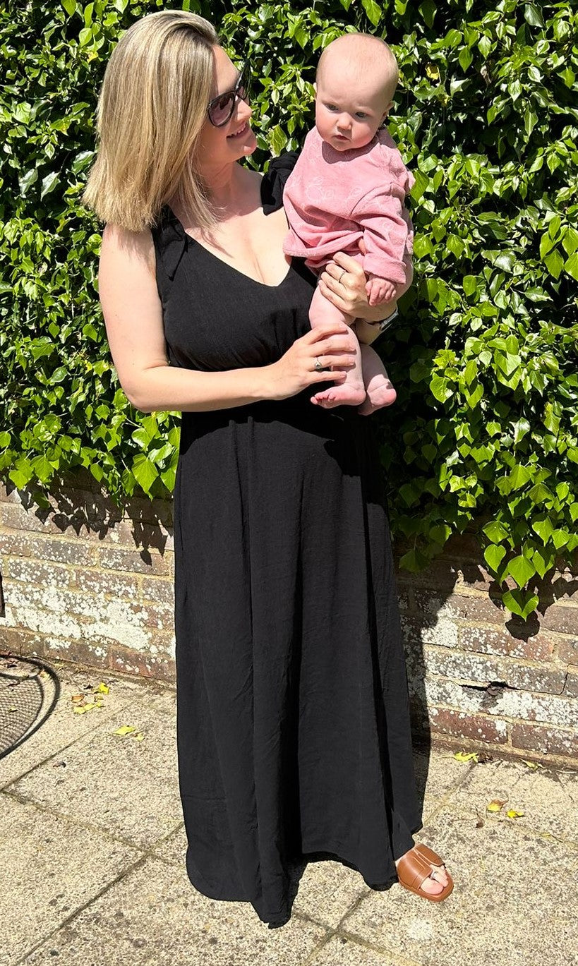 The Luxe Summer Maxi Breastfeeding Dress Lyla and Leche The Luxe Summer Maxi Breastfeeding Dress Lyla and Leche